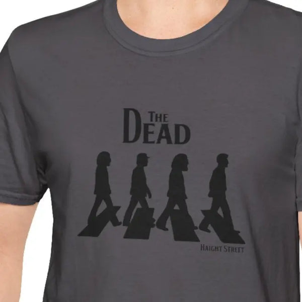 Grateful Dead - "Jerry Road" Haight Street Crosswalk Silhouettes T-Shirt - StealieShop